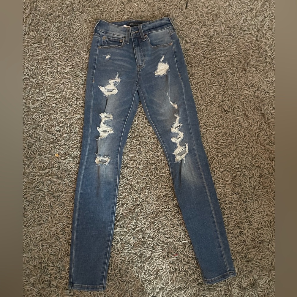 Aeropostale high rise skinny jeans.
